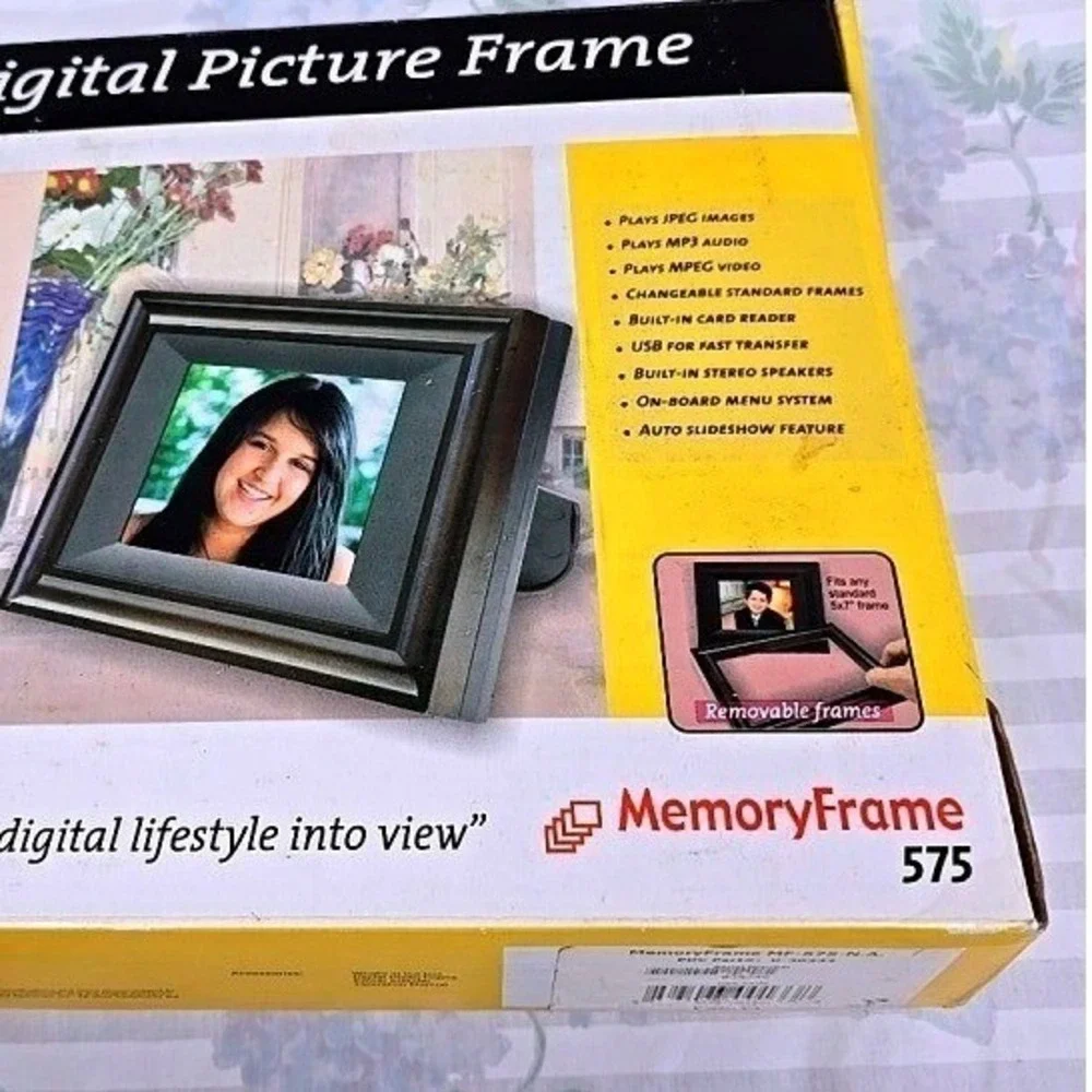 Digital Spectrum MemoryFrame 575‎ USB Digital Photo Frame Plays MP3 Audio Video